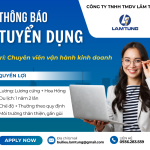 THÁNG 10 – TUYỂN DỤNG NHÂN SỰ VẬN HÀNH KINH DOANH