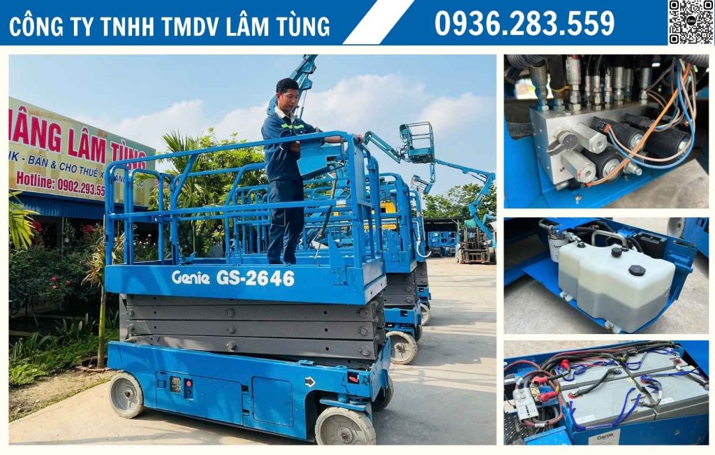 Xe nâng cao10m GS 2646